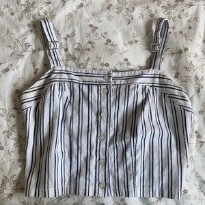Brandy Melville button up tank top